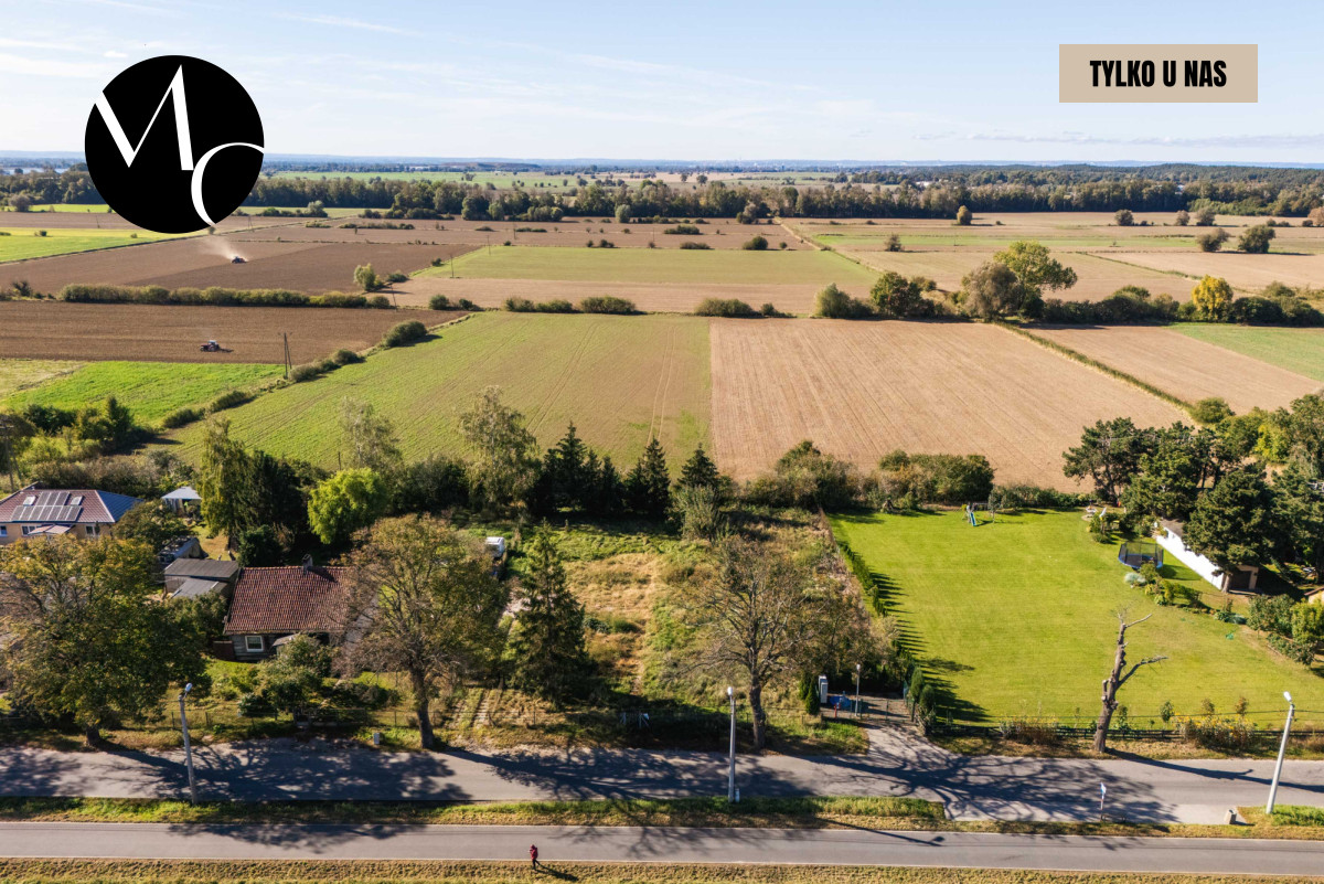 Działka 2 km od plaży z widokiem na Wislę
