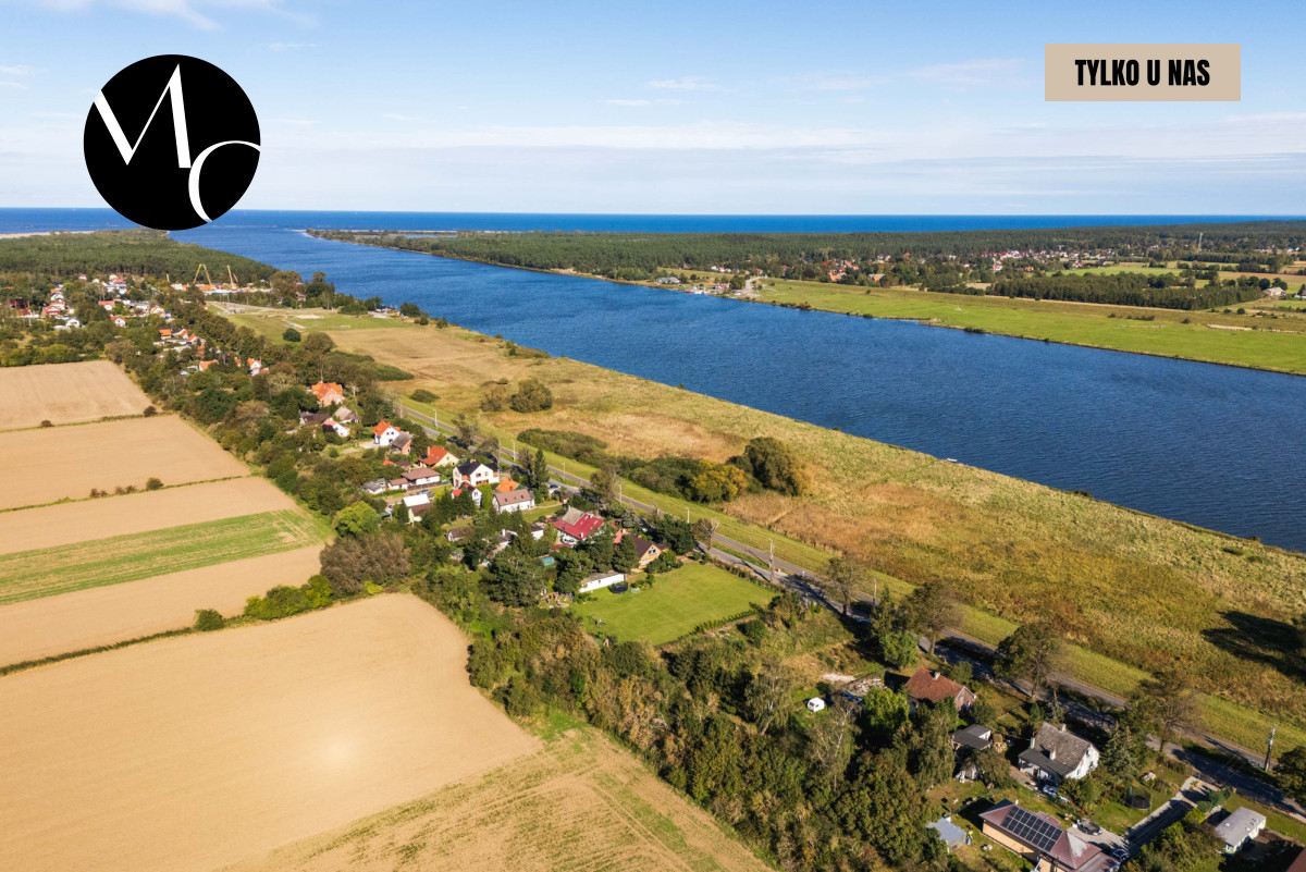 Działka 2 km od plaży z widokiem na Wislę