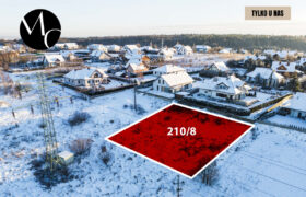 Działka w dzielnicy domów jednorodzinnych