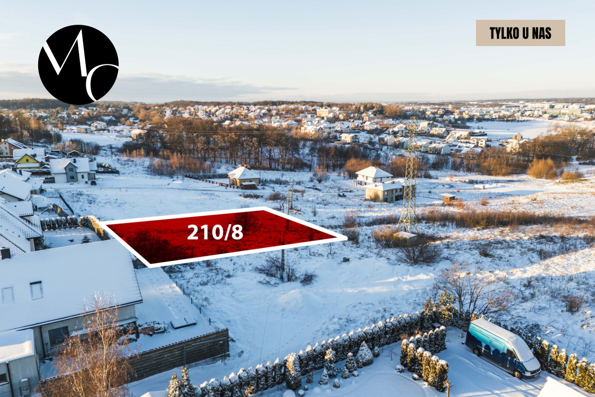 Działka w dzielnicy domów jednorodzinnych